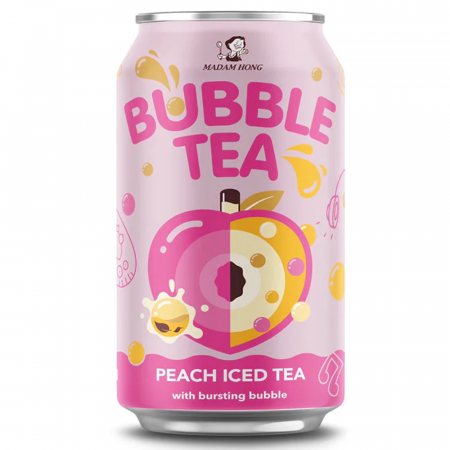 Băuturi - Lady Boba Peach Bursting Bubble Iced Tea TWN 320ml