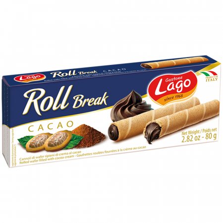 Napolitane - Lago Roll Cacao 80g