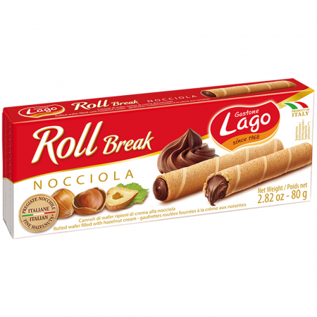 Napolitane - Lago Roll Nocciola 80g