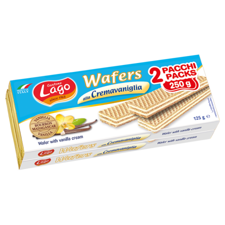 Produse Alimentare - Lago Wafer Vaniglia 2x125g