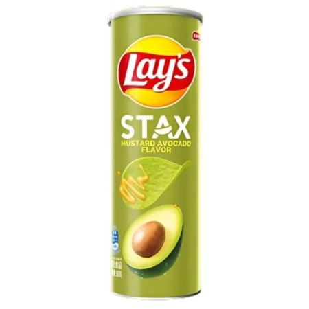 Dulciuri - Lay's Stax Avocado Sweet Mustard CHN 90g