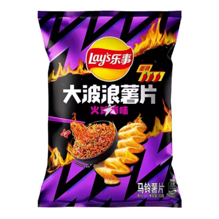 Snackuri & Chipsuri - Lay's Big Wave Hot Chicken Noodle CHN 70g