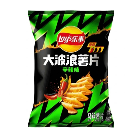 Produse Alimentare - Lay's Big Wave Pure Spicy CHN 70g