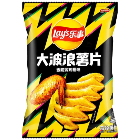 Snackuri & Chipsuri - Lay's Deep Ridged Chicken Wing CHN 70g