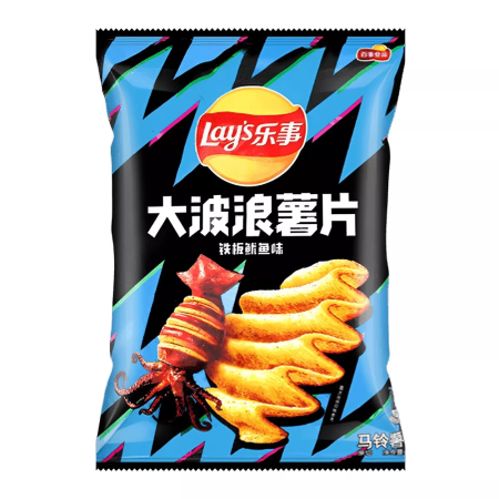 Snackuri & Chipsuri - Lay's Deep Ridged Squid CHN 70g