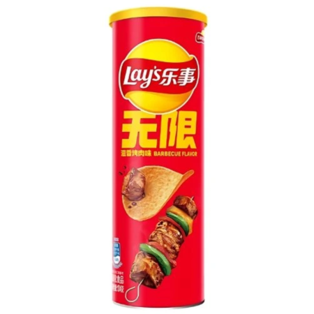 Snackuri & Chipsuri - Lay's Stax Sizzled BBQ CHN 90g