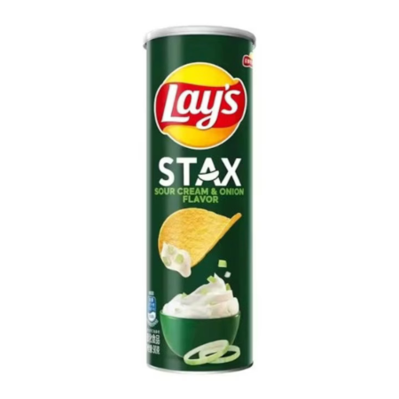 Snackuri & Chipsuri - Lay's Stax Sour Cream & Onion CHN 90g
