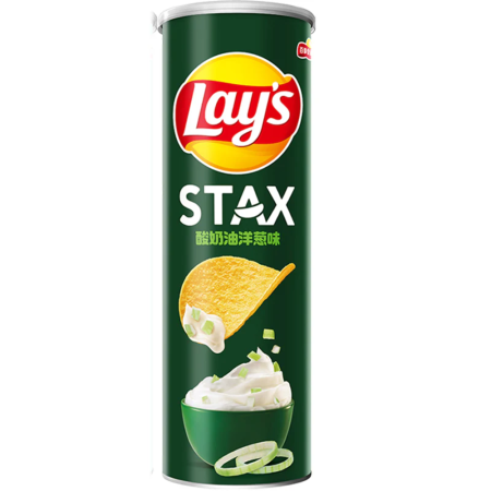 Snackuri & Chipsuri - Lay‘s Stax Sour Cream & Onion CHN 90g