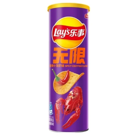 Snackuri & Chipsuri - Lay‘s Stax Spicy Crayfish CHN 90g