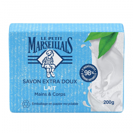 Săpun lichid, solid - Le Petit Marseillais Savon Lait FR 200g