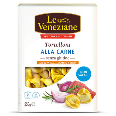 Produse Alimentare - Le Veneziane Tortelloni alla Carne fara gluten 250g