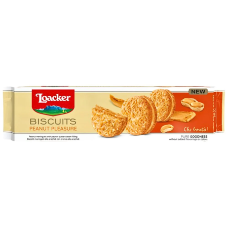 Produse Alimentare - Loacker Biscuiti Peanut Pleasure 80g