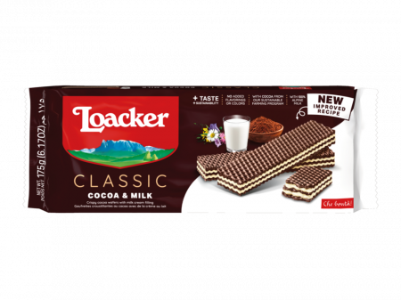Napolitane - Loacker Cacao & Milk 175g
