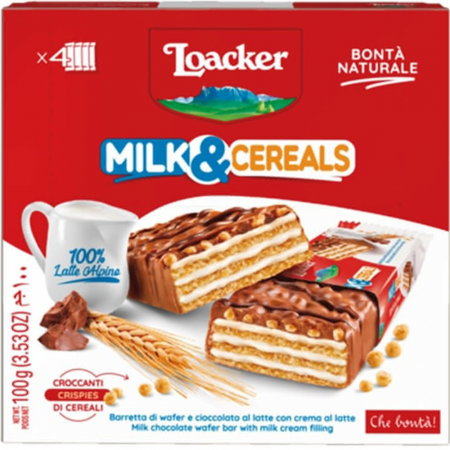 Dulciuri - Loacker Milk & Cereals 4x25g