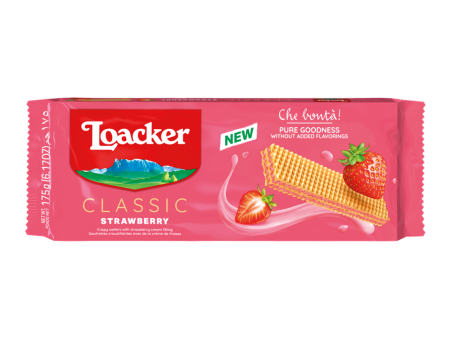 Produse Alimentare - Loacker Napolitane Capsuni 175g