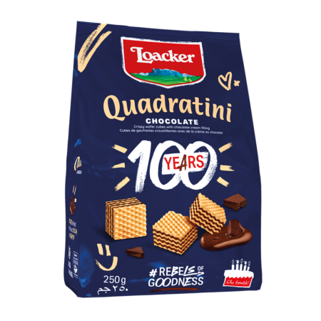 Produse Alimentare - Loacker Quadratini Napolitane Ciocolata 250g