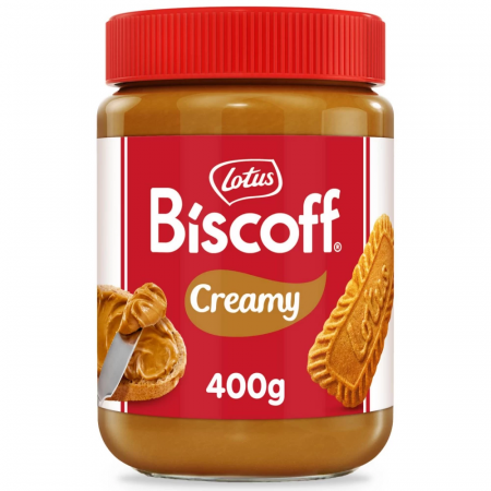 Mărțișor Delicios - Lotus Biscoff Creamy BEL 400g crema tartinabila