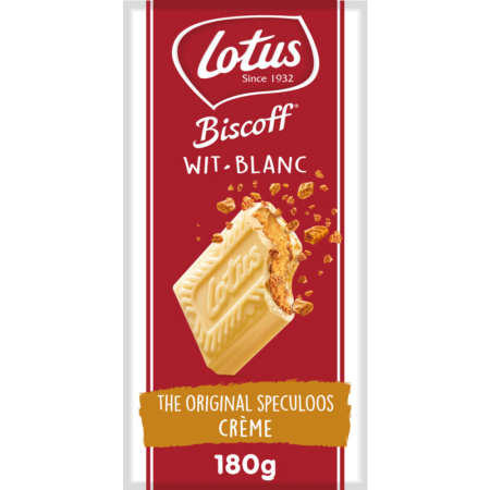 Produse Alimentare - Lotus Biscoff White Chocolate BEL 180g