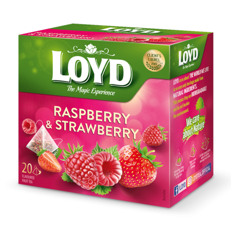 Produse Alimentare - Loyd Ceai Zmeura & Capsuni 20x2g