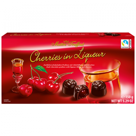 Praline - Maitre Truffout Cherries in Liqueur 150g praline