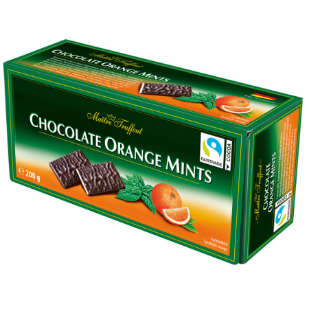 Ciocolată - Maitre Truffout Orange Mints 200g ciocolata
