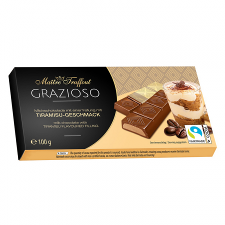Ciocolată - Maitre Truffout Grazioso Tiramisu 100g ciocolata