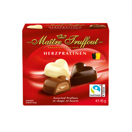 Praline - Maitre Truffout Mini Praline Inima 50g
