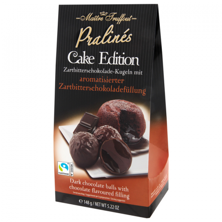 Praline - Maitre Truffout Praline Cake Edition Ciocolata Amaruie 148g