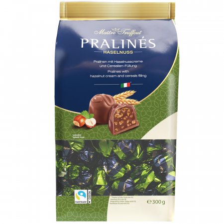 Praline - Maitre Truffout Praline cu Alune si Cereale 300g