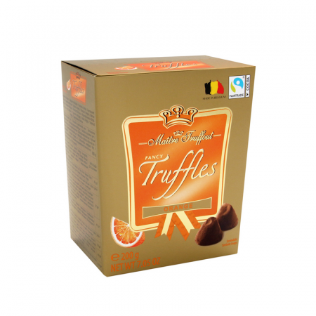 Praline - Maitre Truffout Trufe cu Portocala 200g