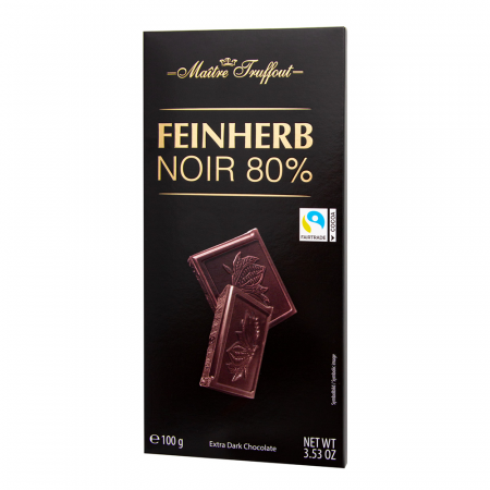 Ciocolată - Maitre Truffout Noir 80% 100g ciocolata