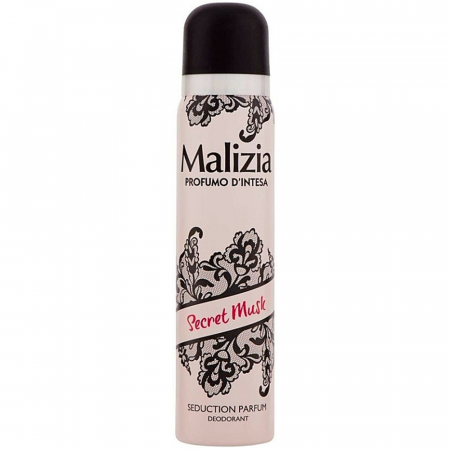 Deodorante, antiperspirante - Malizia Secret Musk 100ml deo spray