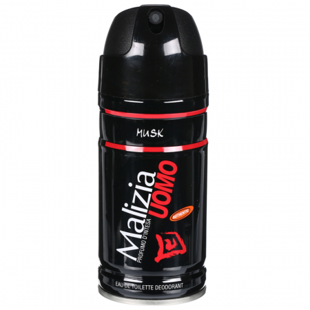 Îngrijire Personală - Malizia Uomo Deo Spray Musk Rosso 150ml