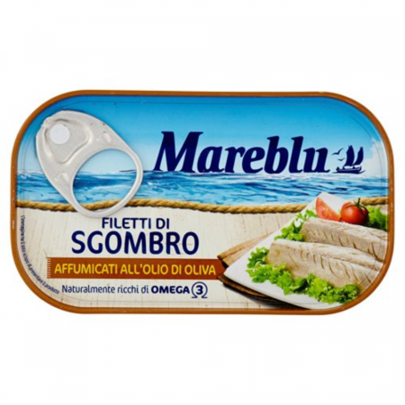 Conserve de ton, pește - Mareblu' Sgombro Affumicato in Olio di Oliva 90g