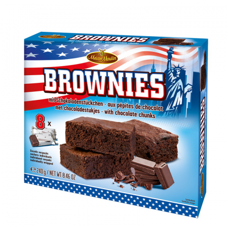 Croissante, Foitaje & Prăjiturele - Meister Moulin Brownies 240g