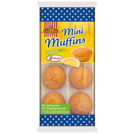 Croissante, Foitaje & Prăjiturele - Meister Moulin Mini Briose Lemon 180g