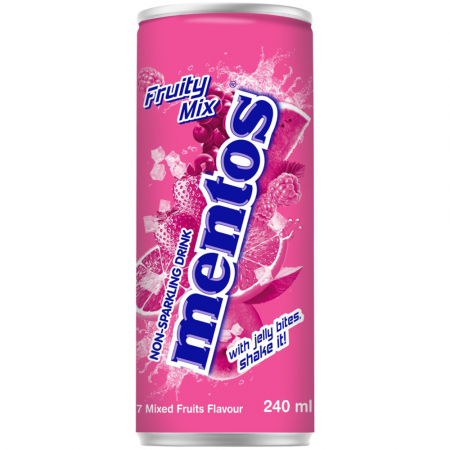 Sucuri - Mentos Non Sparkling Fruit Mix Soda with Jelly KOR 240ml