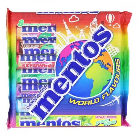Jeleuri & Bomboane - Mentos World Flavours 300g