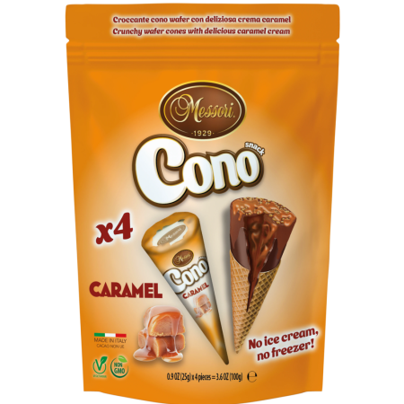 Produse Alimentare - Messori Cono Waffle Caramel ITA 4x25g