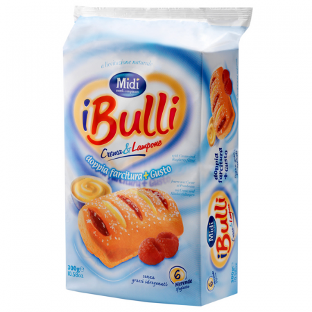 Produse Alimentare - Midi i Bulli cu Zmeura si Crema 300g