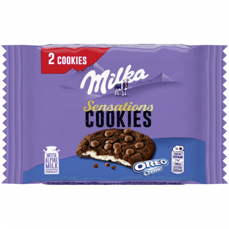 Biscuiți & Fursecuri - Milka Cookies Sensations Oreo Creme NL 52g