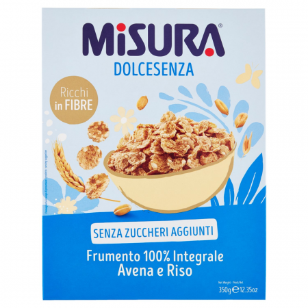 Cereale Mic Dejun - Misura Cereali Dolcesenza Fiocchi Integrali 350g