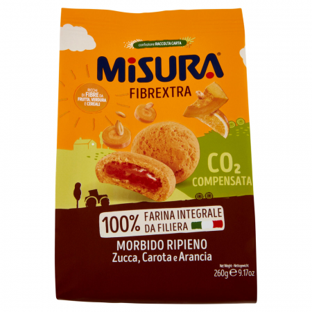 Produse Alimentare - Misura Fibextra Ripieni Arancio 260g