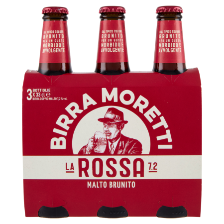 Băuturi - Moretti La Rossa 3x330ml