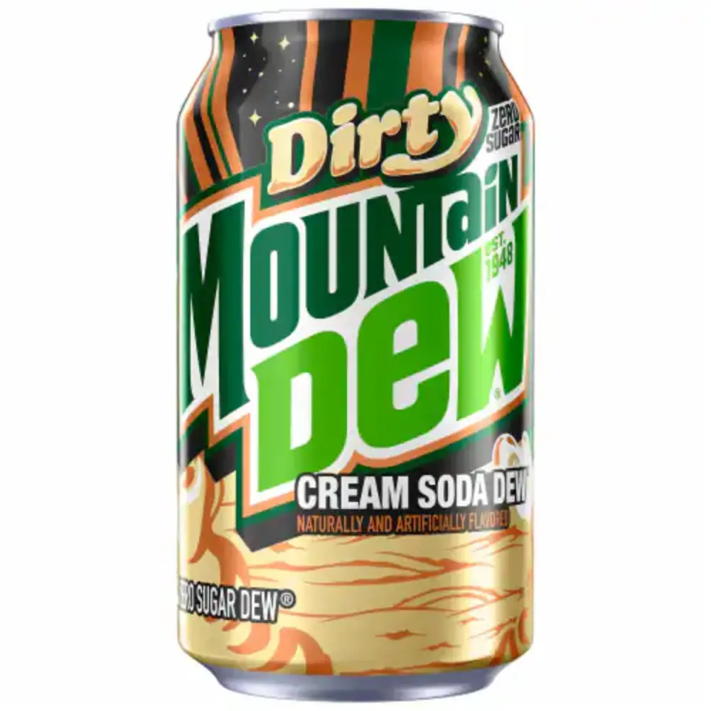 Sucuri - Mountain Dew Dirty Cream Soda USA 355ml