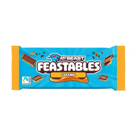 Ciocolată - Mr. Beast Feastables Milk Chocolate Caramel USA 60g