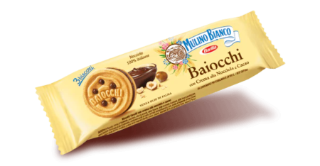 Produse Alimentare - Mulino Bianco Baiocchi Nocciola Cacao 28g