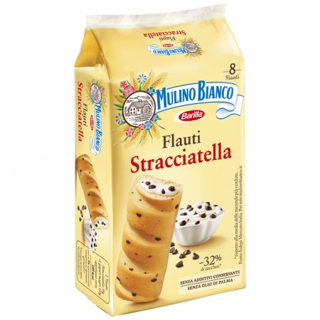 Dulciuri - Mulino Bianco Flauti Stracciatella 280g