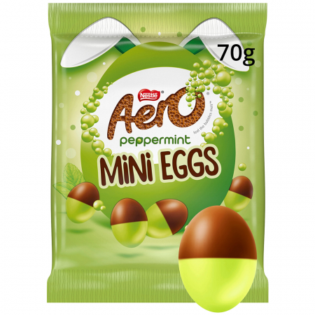 Specialități Crăciun 2025 - Nestle Aero Peppermint Mini Eggs UK 70g
