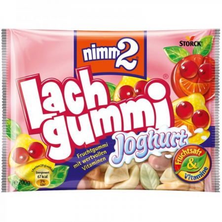 Jeleuri & Bomboane - Nimm 2 Lachgummi Joghurt 200g jeleuri